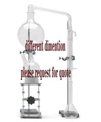 1000ML Essential Oil Extraction Separator，Rectification，high temperature resistant rectification